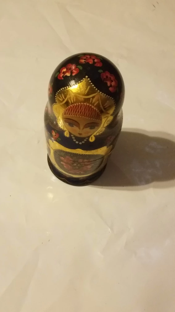 Set of 5 Hand-Painted Nesting Dolls