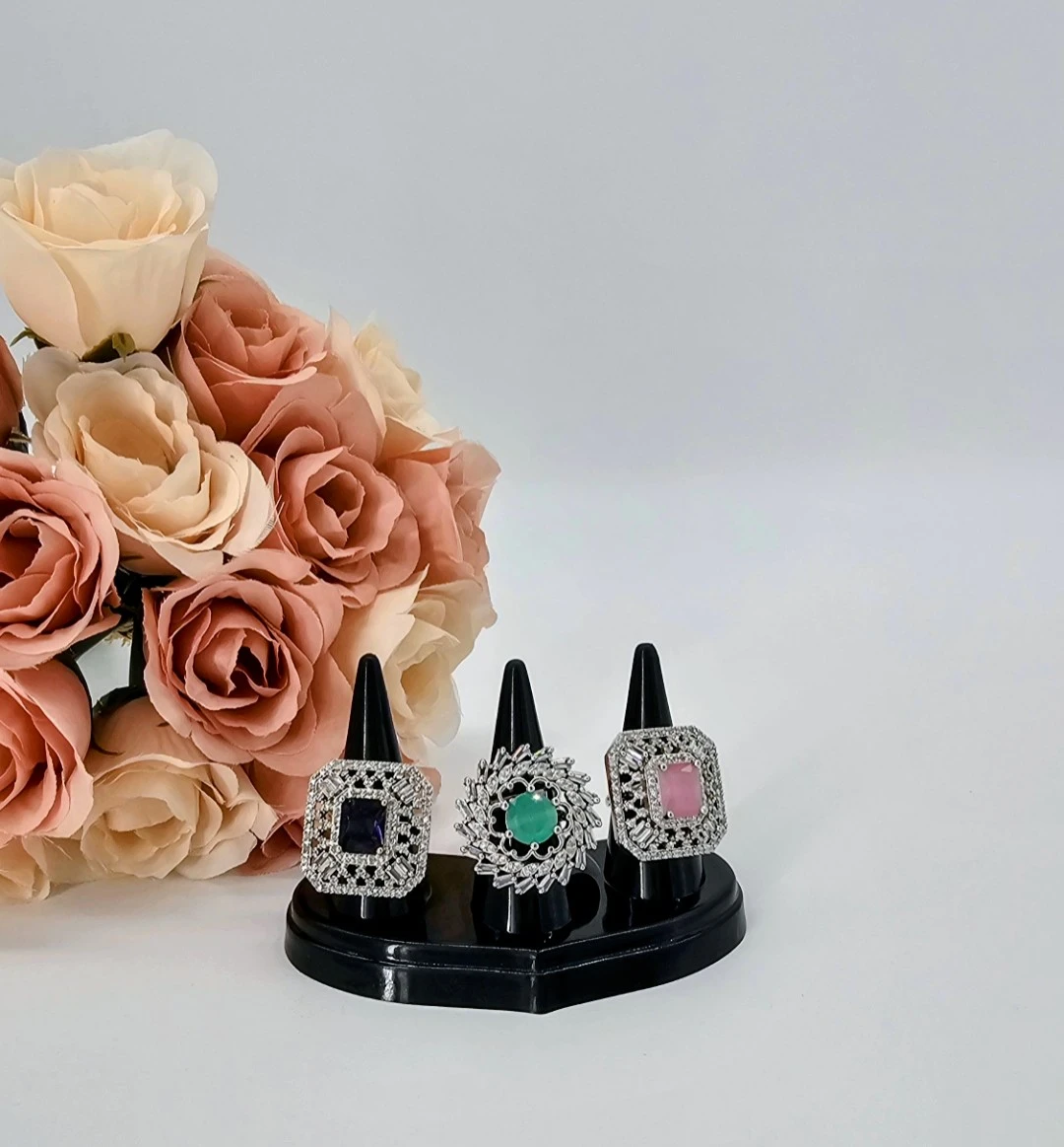 American Diamond adjustable Rings - photo 2