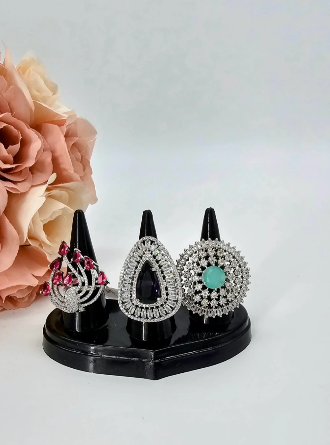 American Diamond adjustable Rings - photo 4