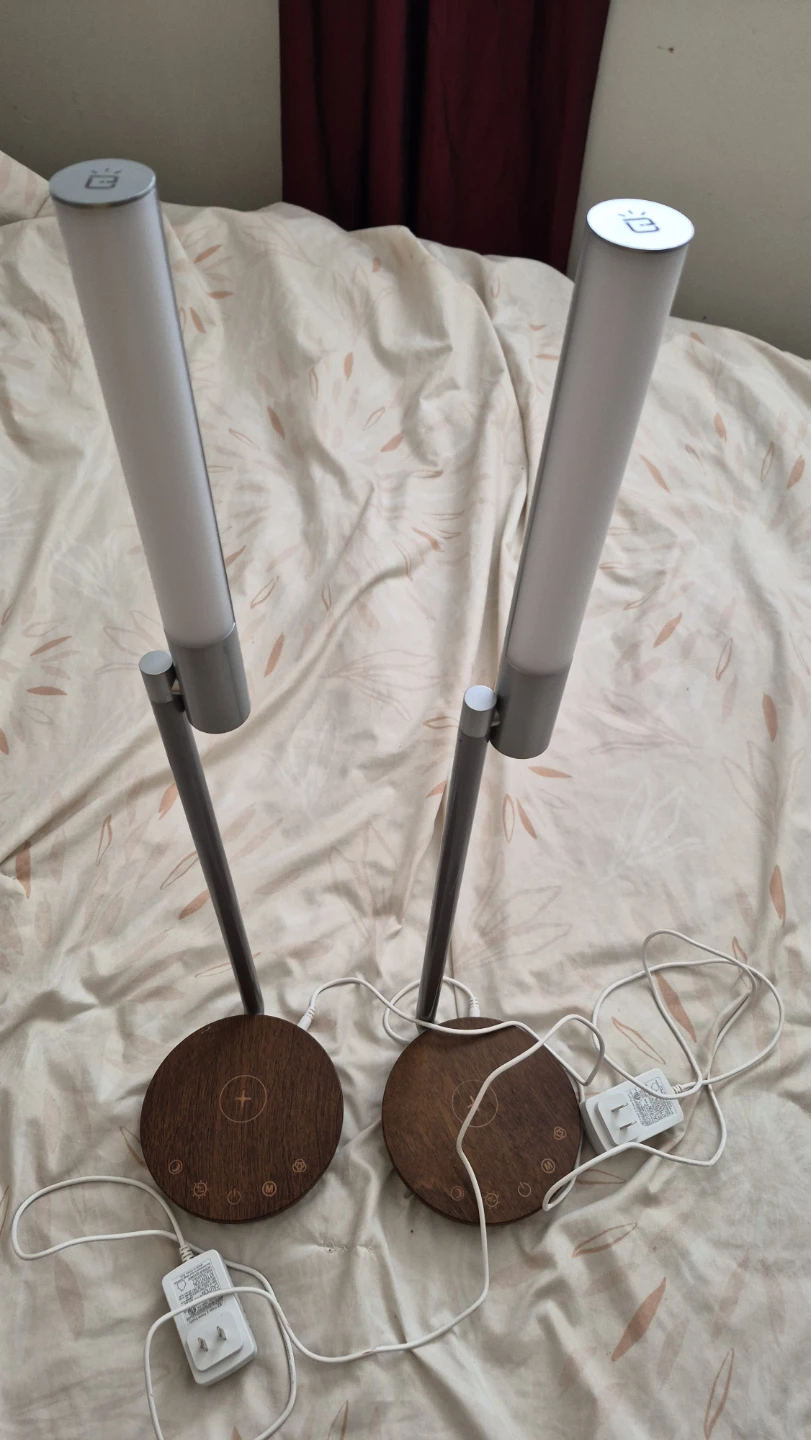 Desk Lamps with Wireless Charging Base (Set of 2) - photo 4