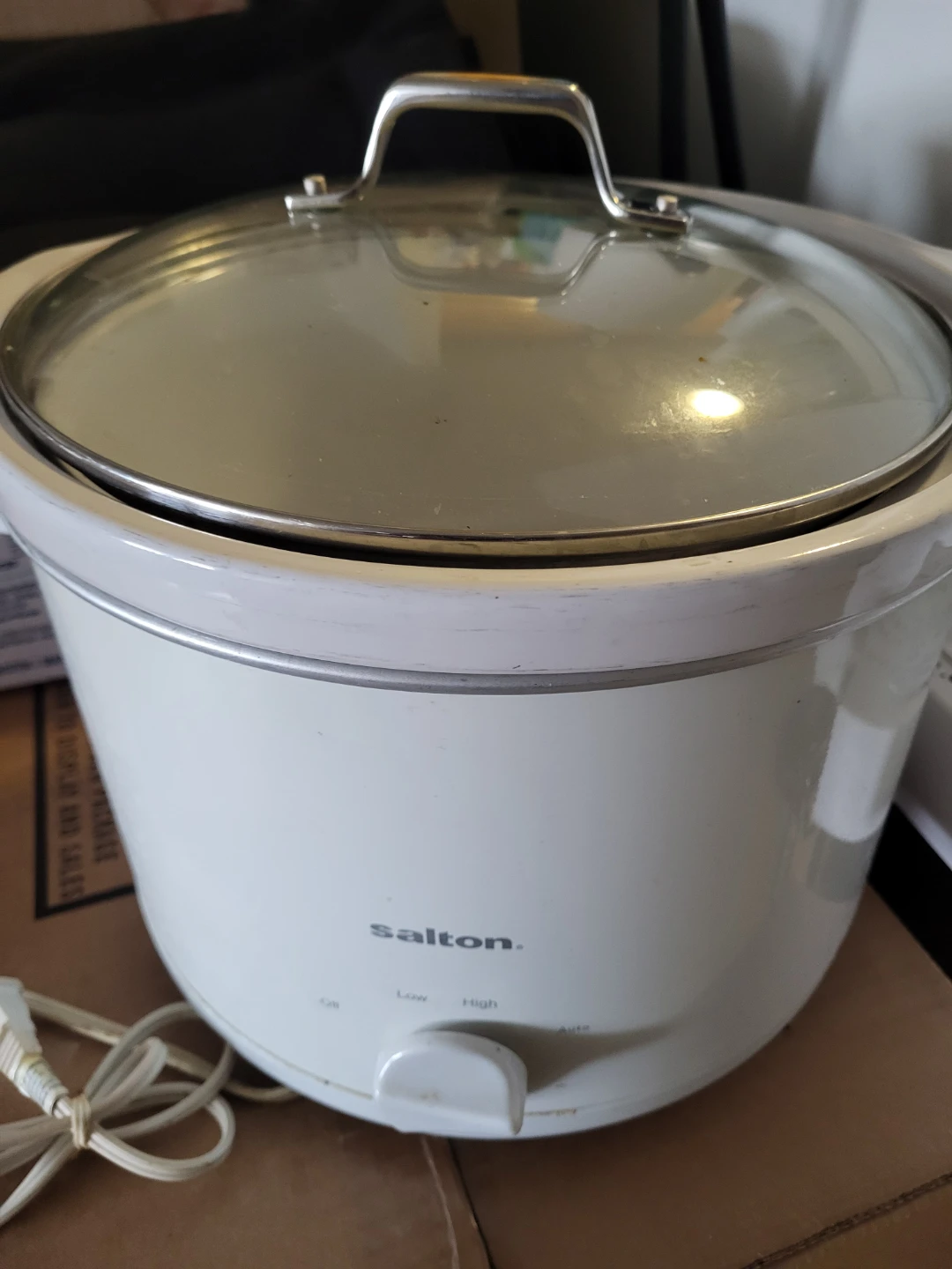 Salton White Slow Cooker