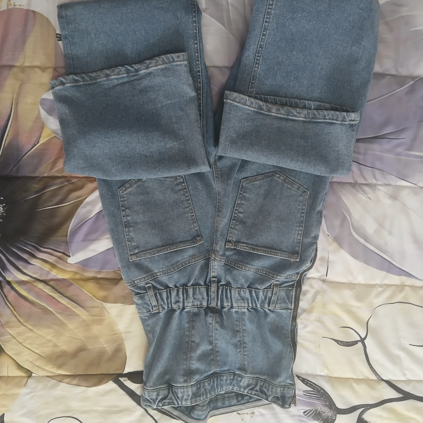 Bluenotes Denim Strapless Jumpsuit - photo 2