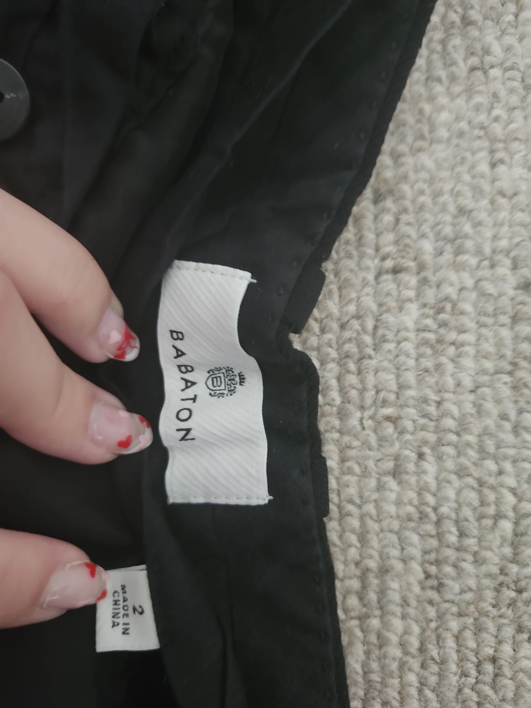 Babaton Black Pants Size 2 - photo 2