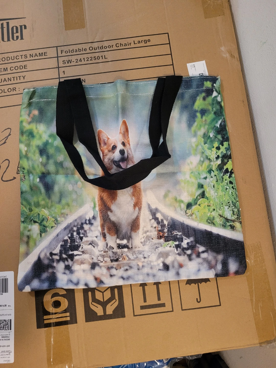 SunSettler Corgi Print Tote Bag - photo 3