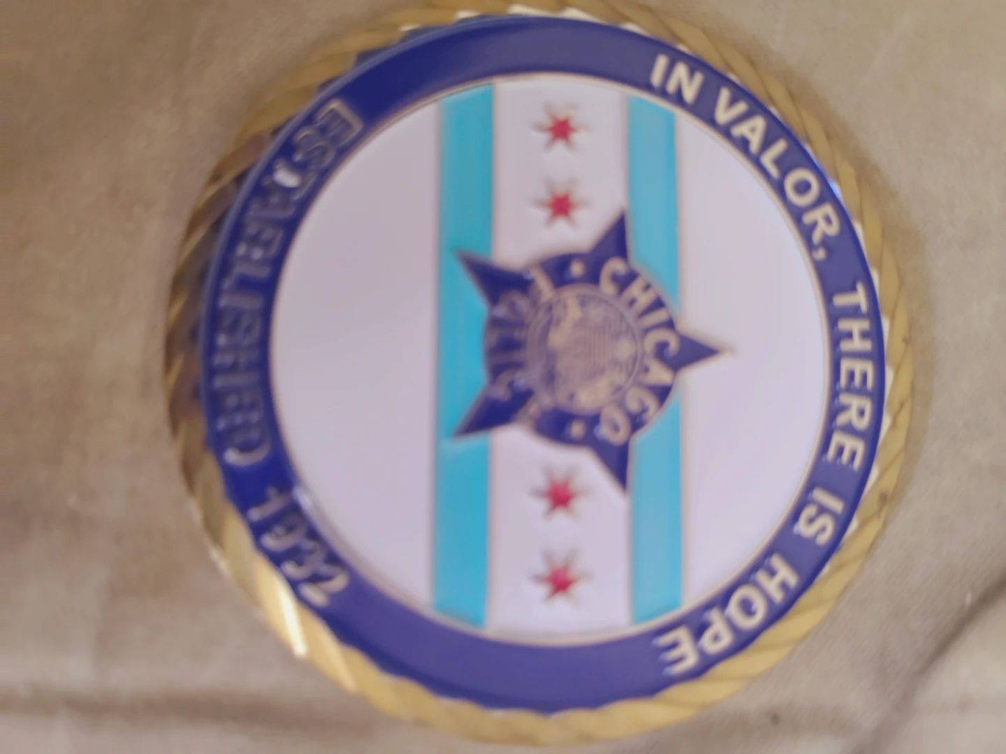 Chicago Police Department St. Jude Police League Challenge Coin - photo 2