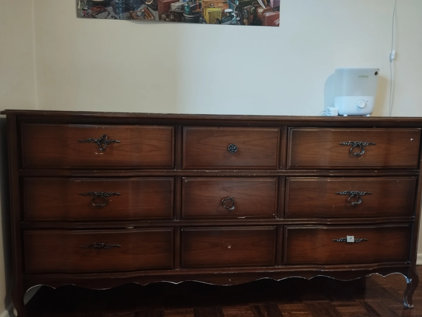 Wooden Dresser with 9 Drawers - photo 2