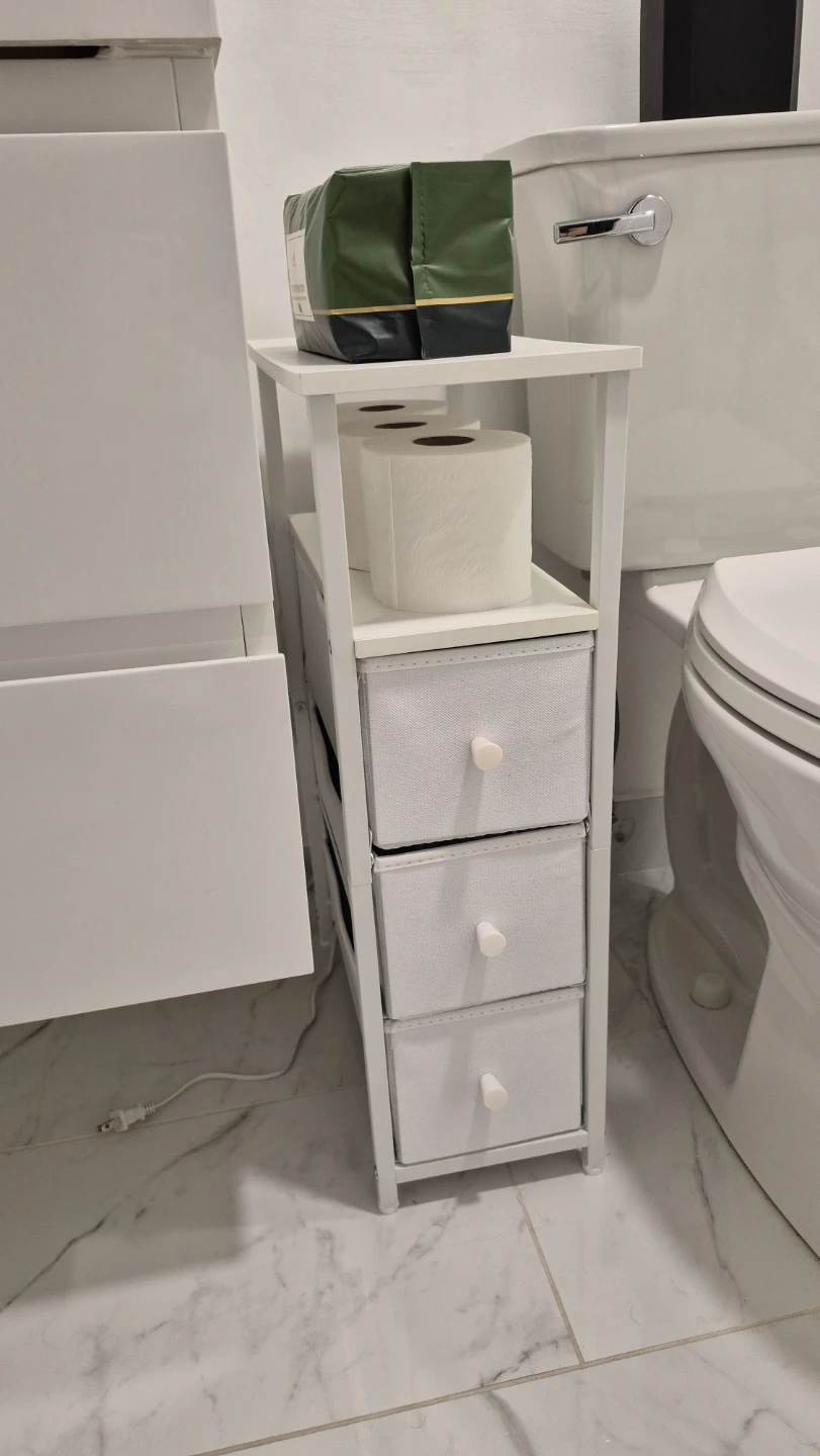 White Narrow side table - DISASSEMBLED - photo 4