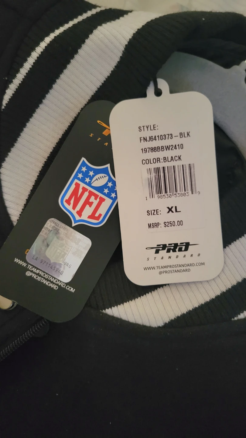 Pro Standard New York Jets NFL Bomber Jacket XL Black - photo 3