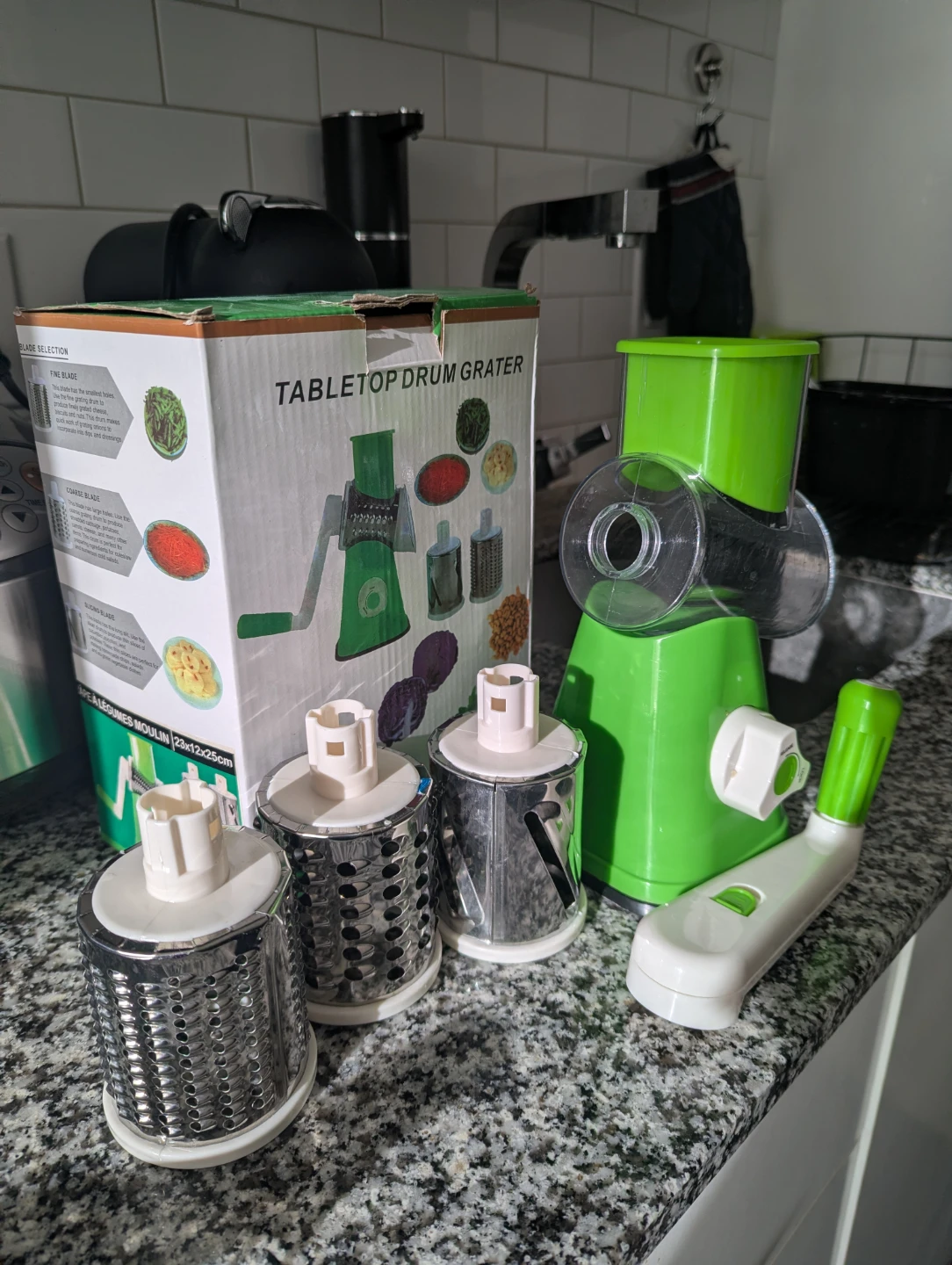 Tabletop Grater - Green  🏆 - photo 2