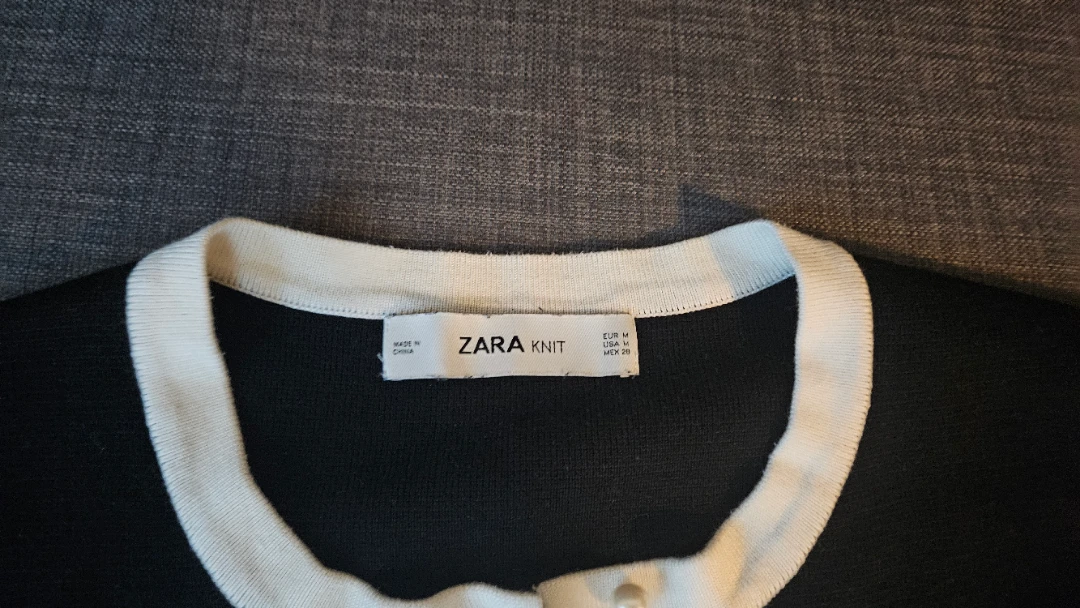 Zara Black & White Cardigan - photo 2
