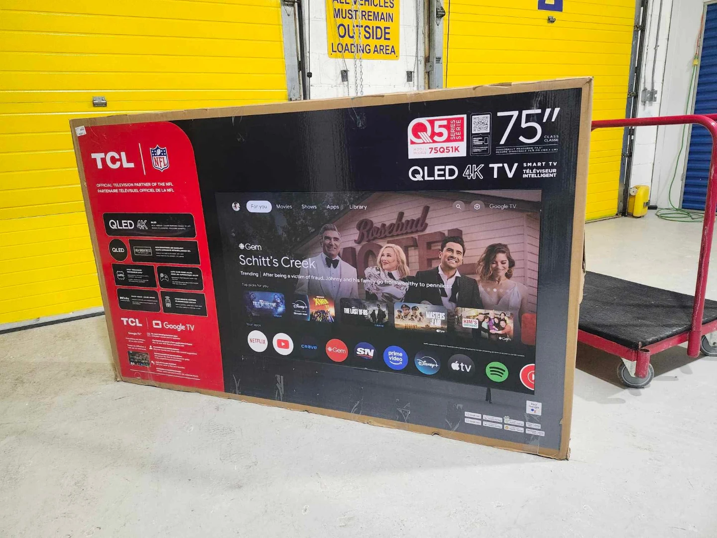 TCL 75" QLED 4K Smart TV