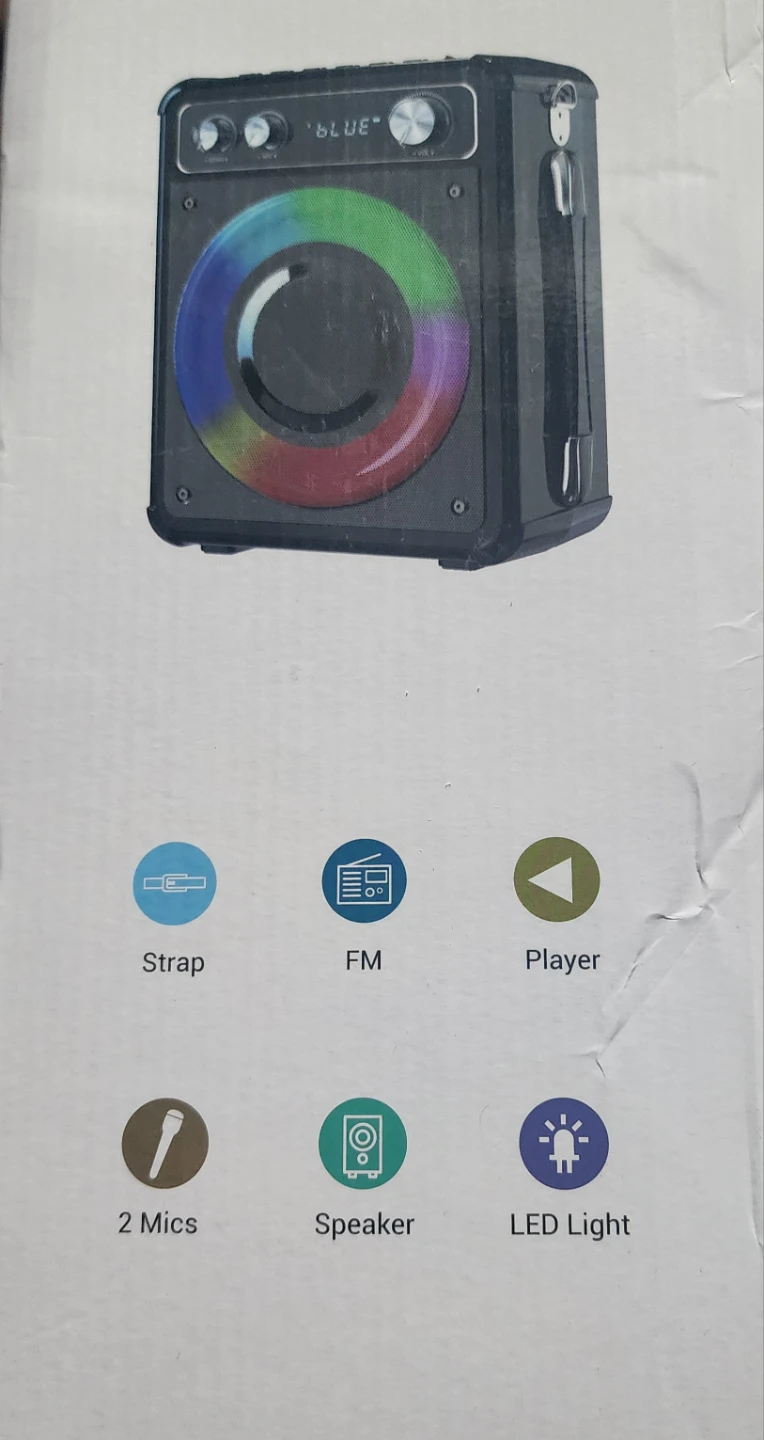 Portable Karaoke Machine with 2 Microphones - photo 2