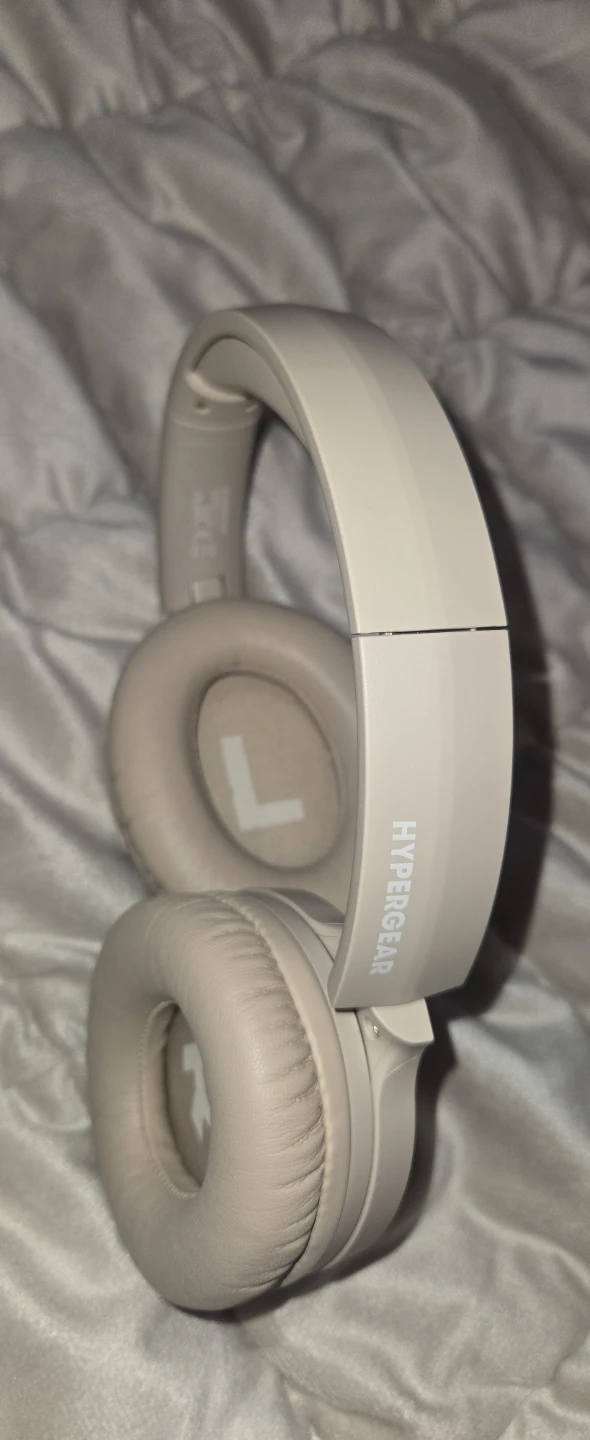 Hypergear Beige Over-Ear Headphones