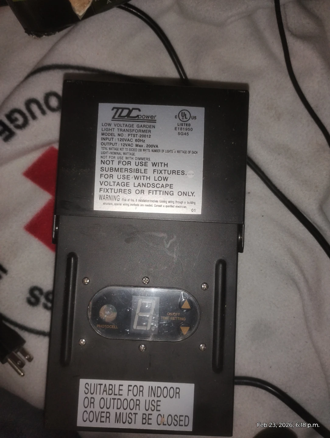 moon ray low voltage lighting control unit - photo 3