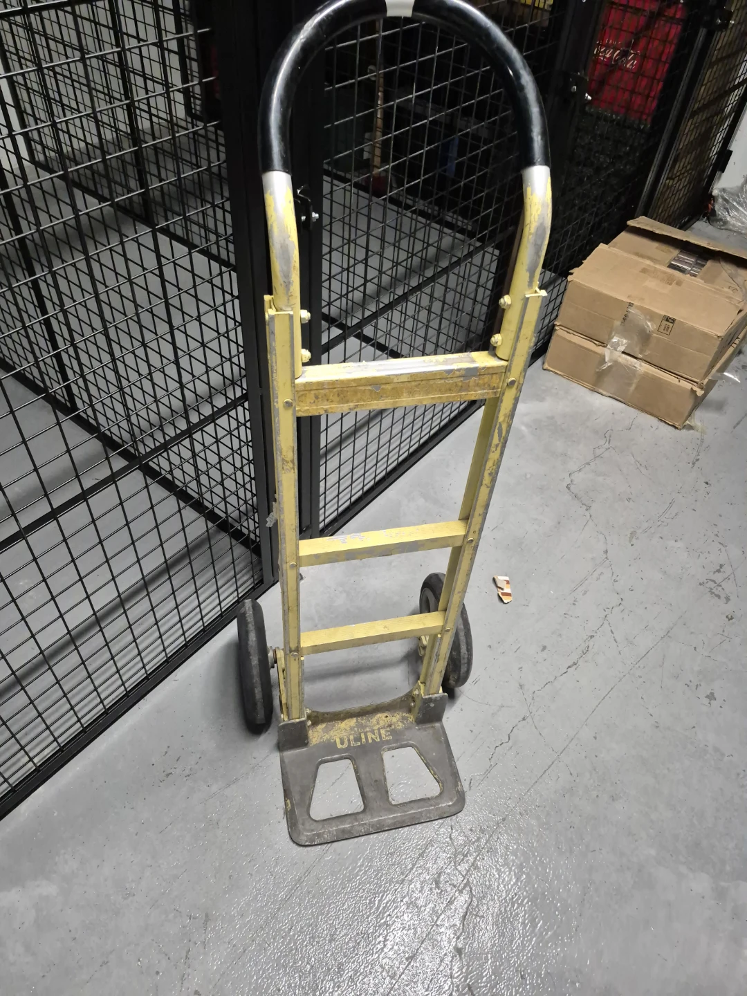 Uline Yellow Hand Truck Dolly