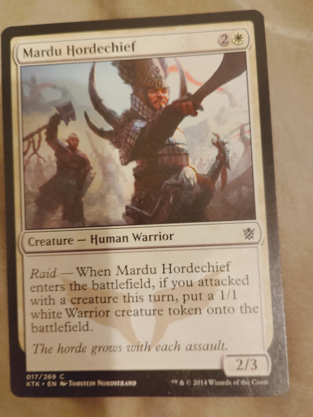 Magic The Gathering Card - Mardu Hordechief - photo 2