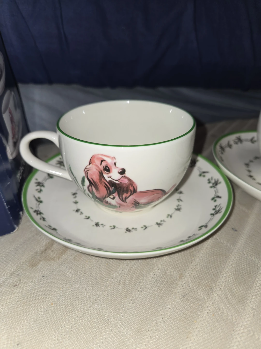 Disney Lady and the Tramp Teacup Set - photo 2