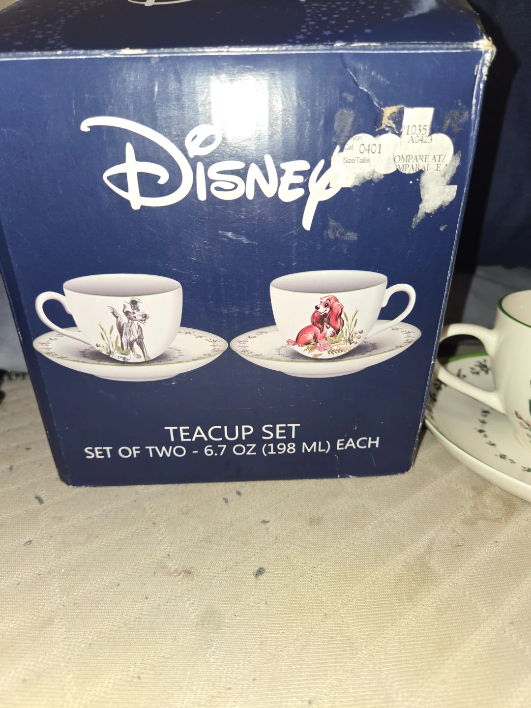 Disney Lady and the Tramp Teacup Set - photo 3