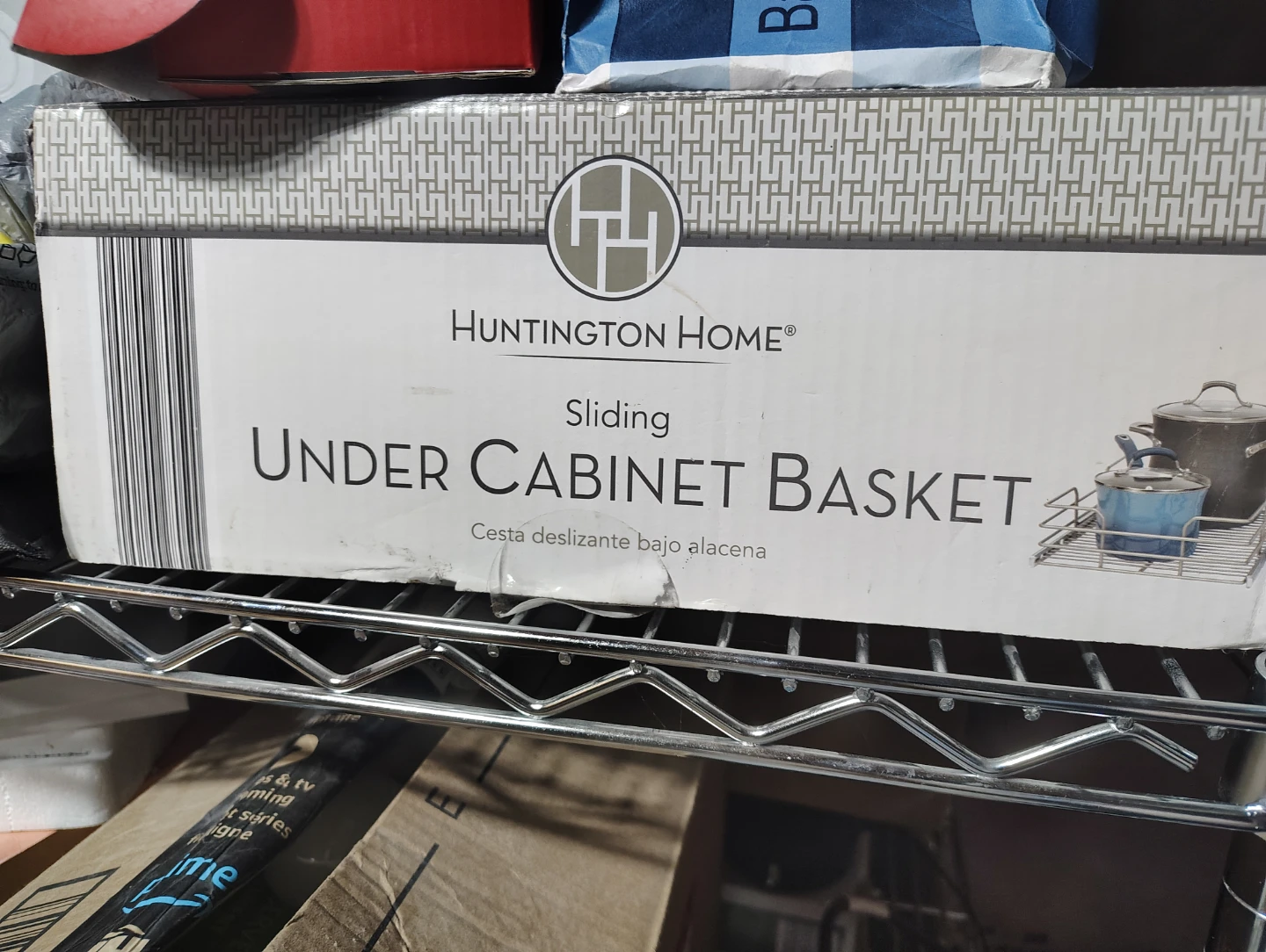 Huntington Home Sliding Under Cabinet Basket