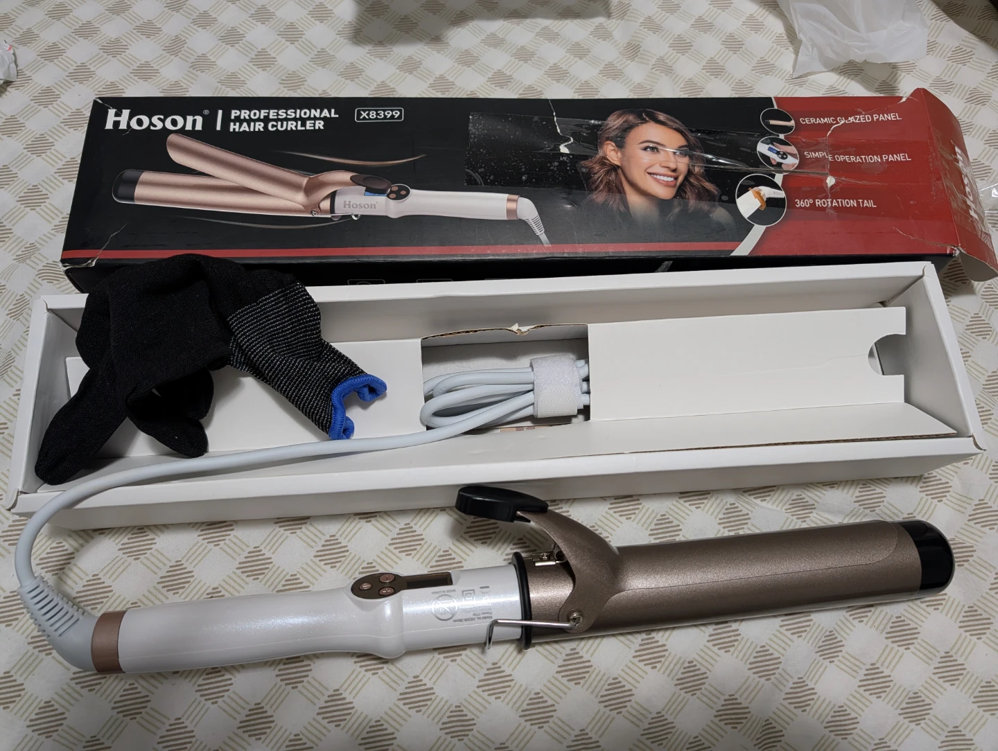 Like new | Professional Hair Curler – Ceramic, Adjustable Heat