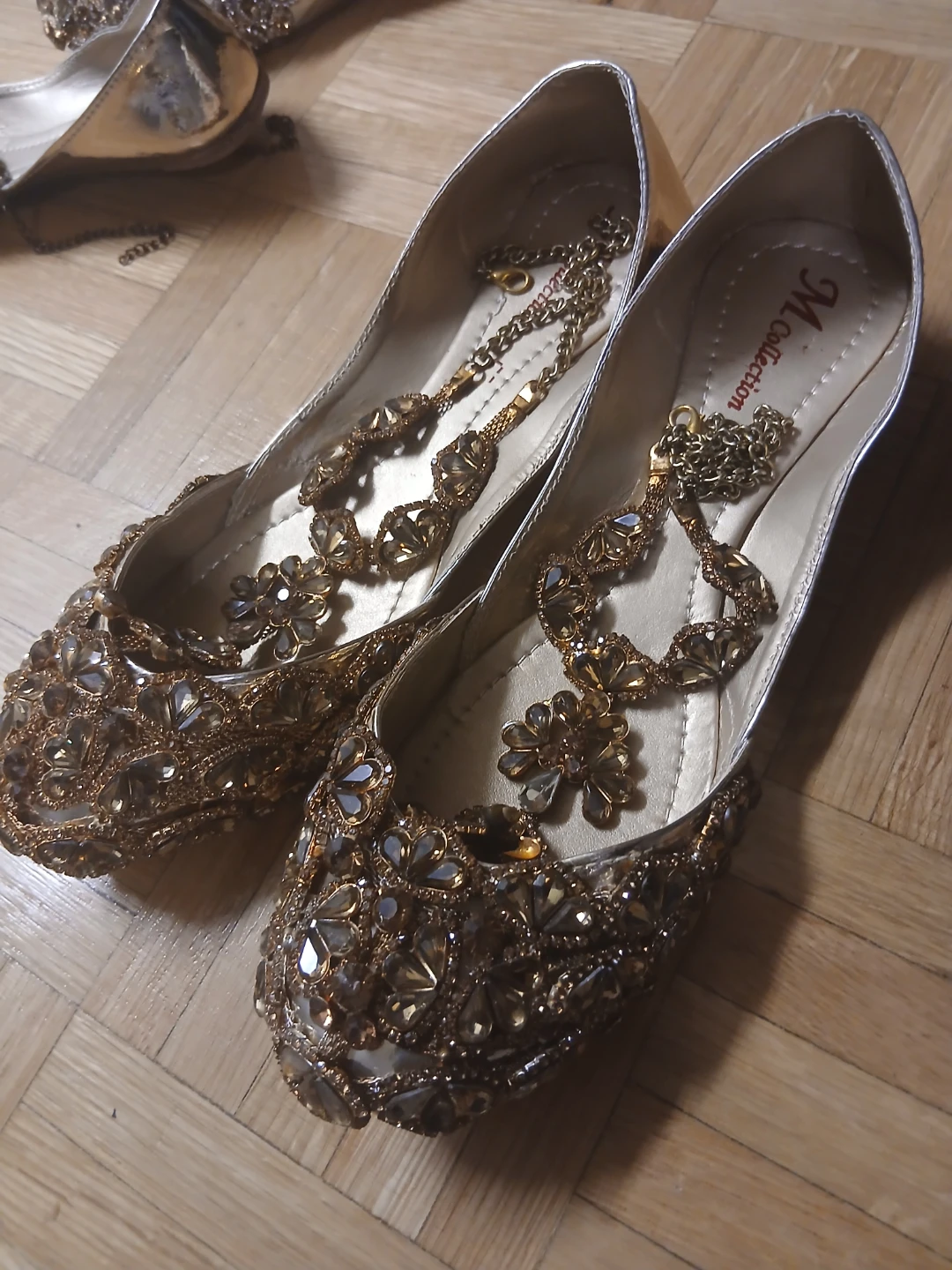 M Collection Embellished Flats