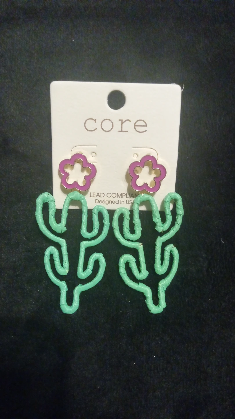 Unique Cactus Earring