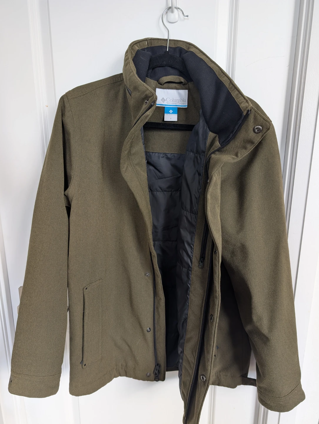 Columbia Men's Green Insulated Jacket - Size S