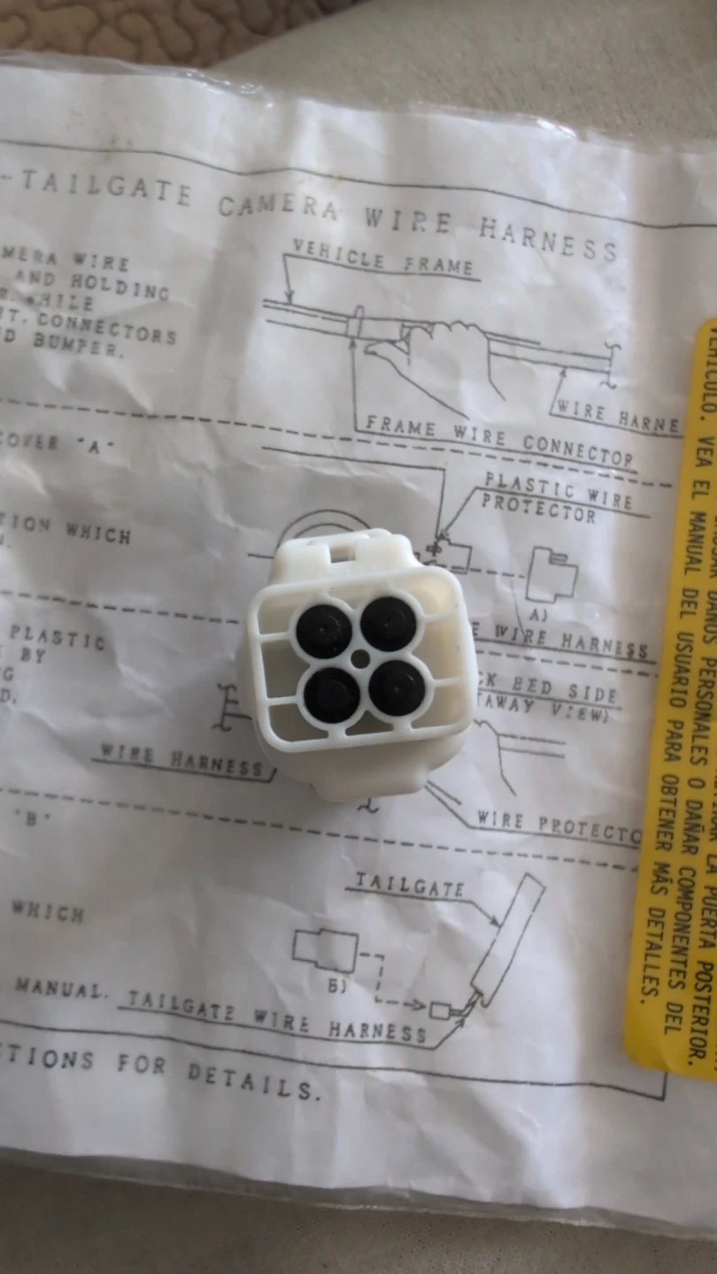 Tailgate Camera Wire Harness - photo 3