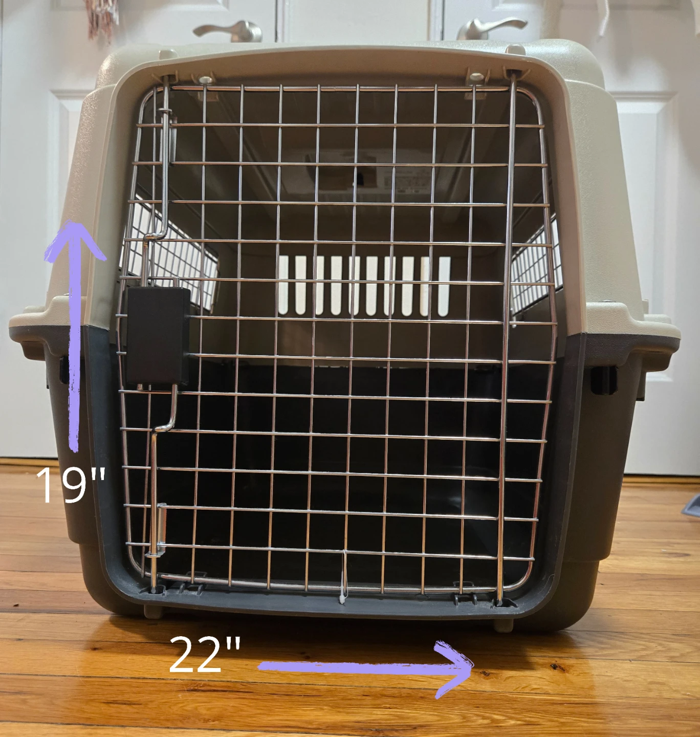 Pet Carrier - 27" L x 22" W x 19" H