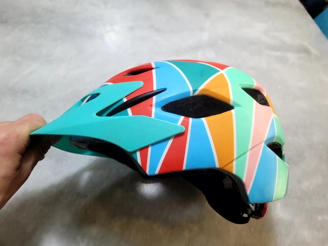 Colorful Bike Helmet with Rear Light