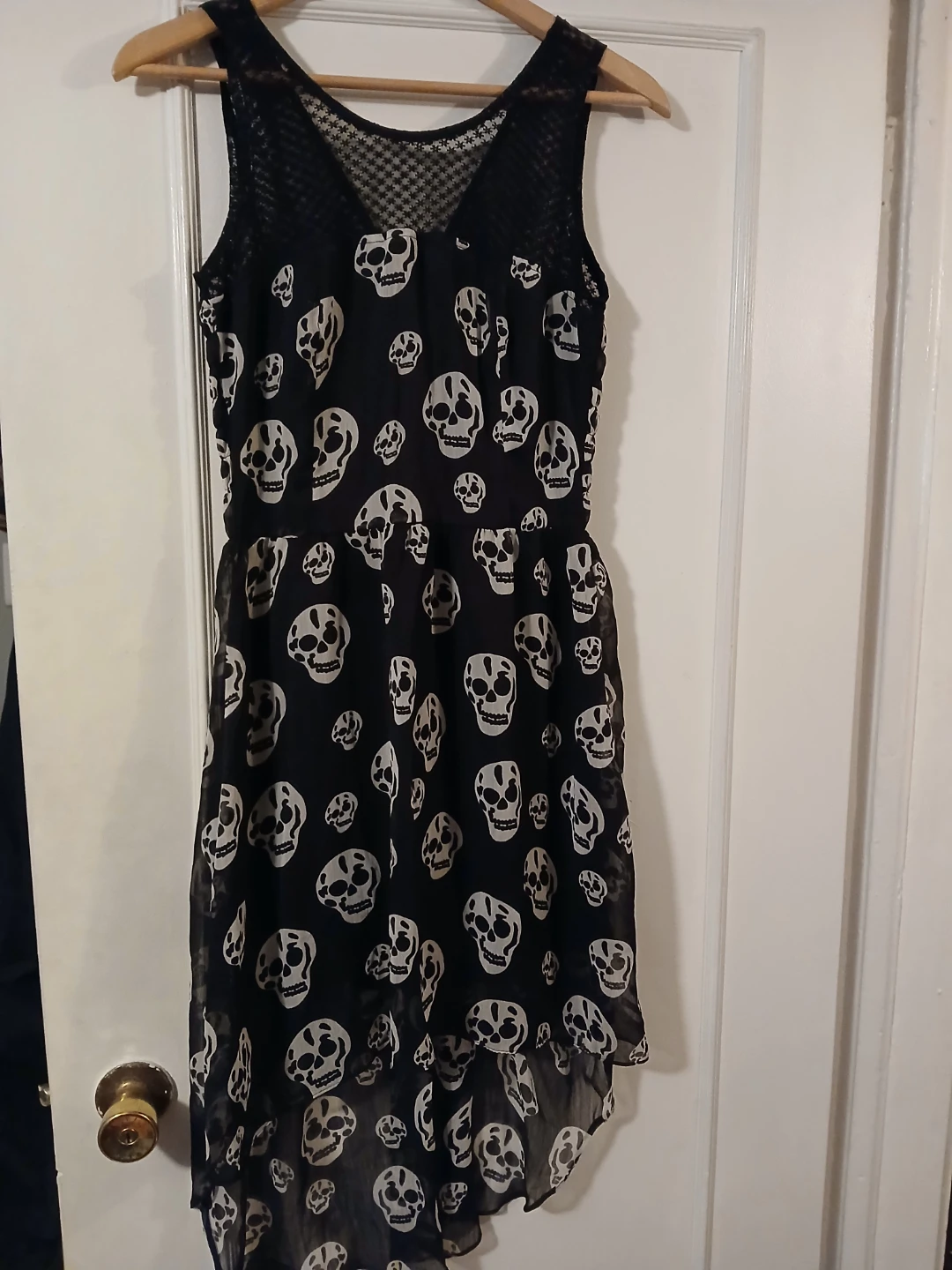 Hot Topic Skull Print Dress - Size Medium