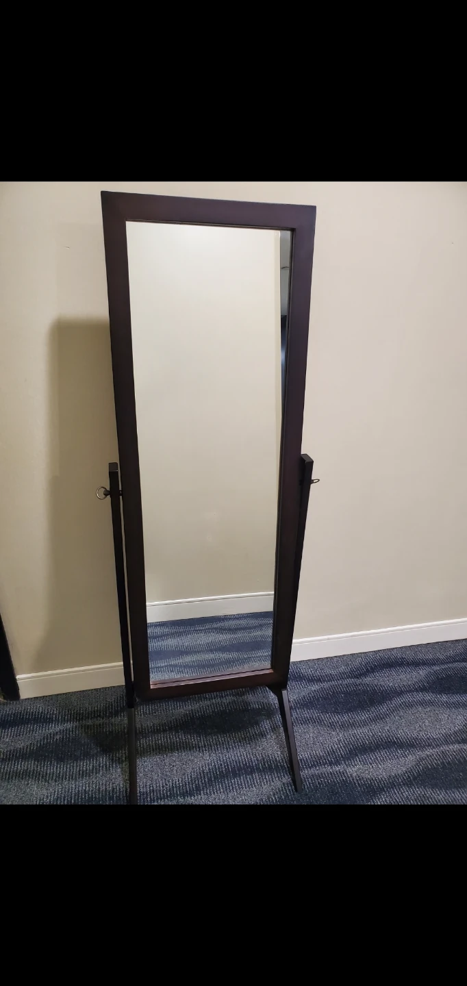 Full Length Cheval Mirror - Wood Frame 🥕