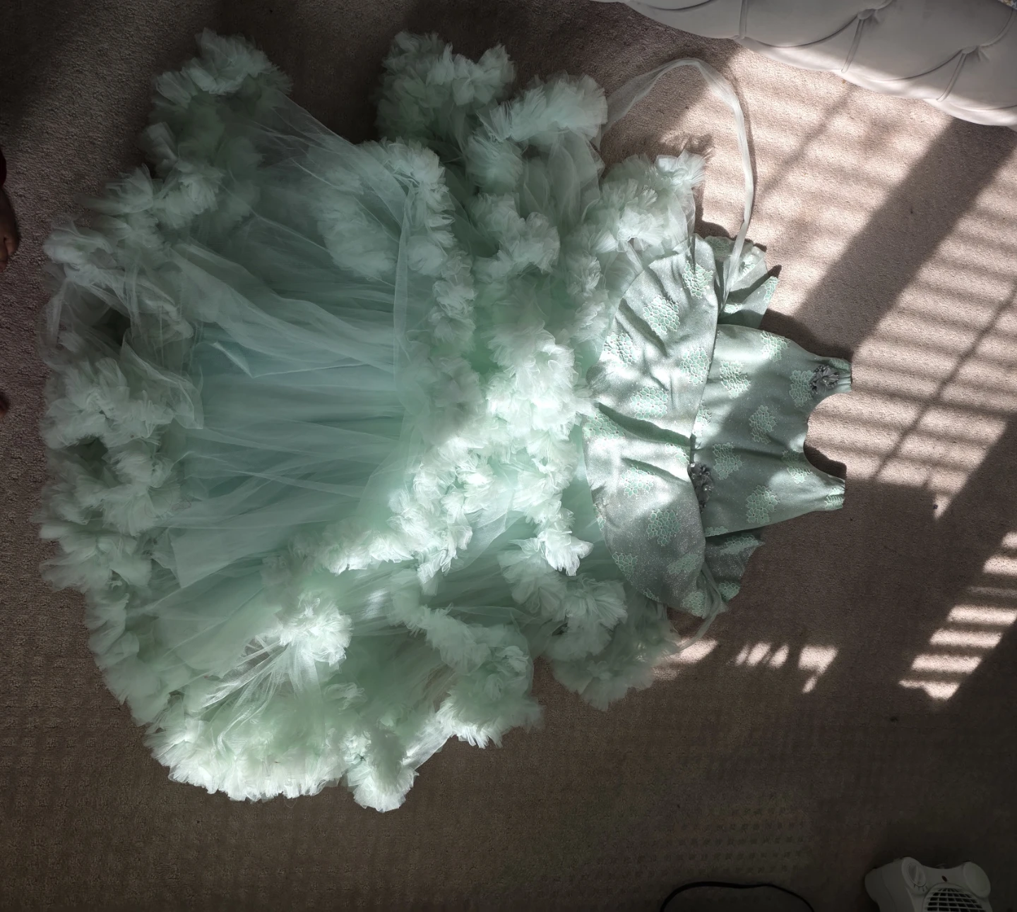Mint Green Tulle Dress