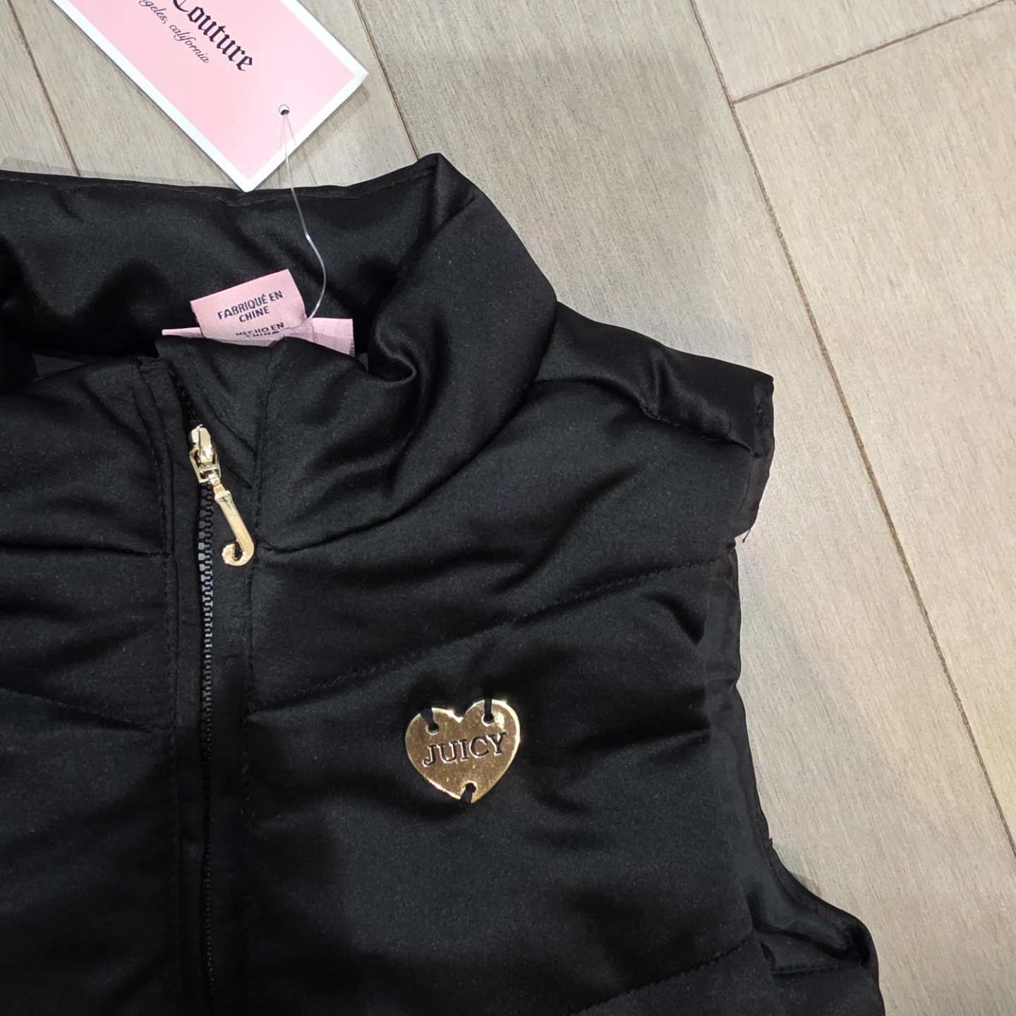 Juicy Couture Black Puffer Vest - Size 4T - photo 3
