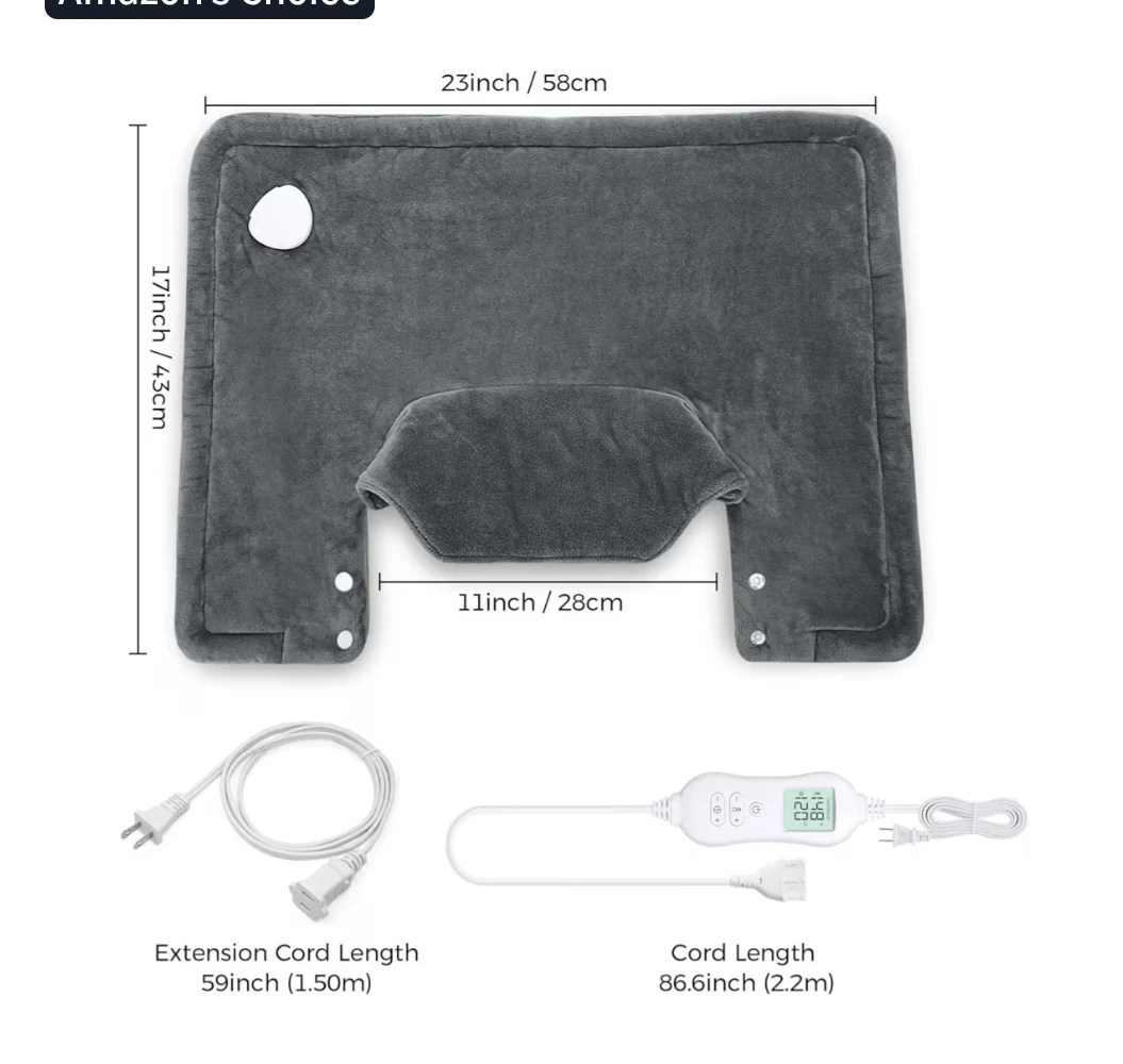 NOWISH Weighted Heating Pad for Neck & Shoulder - photo 3