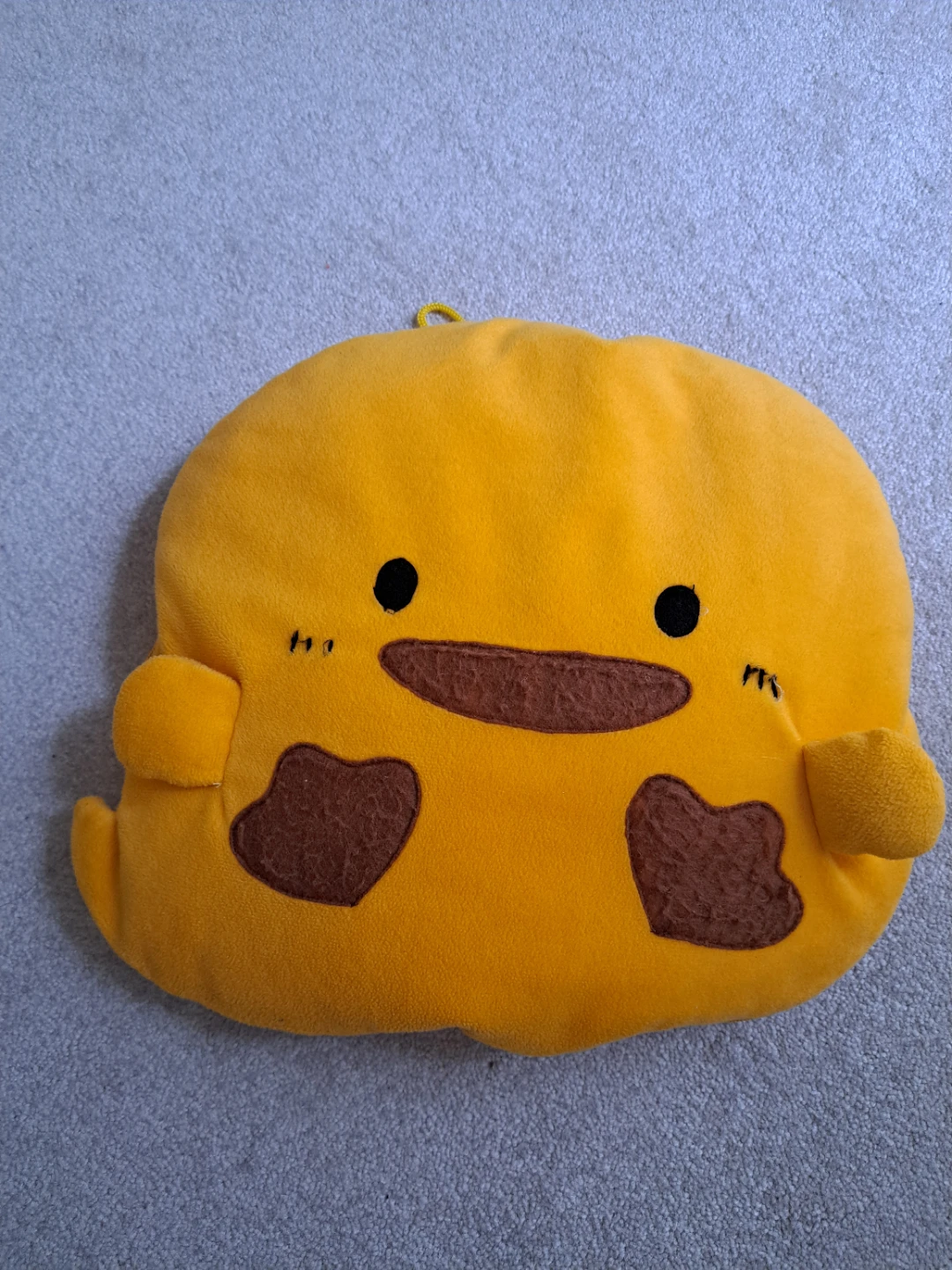 Yellow duckie pillow + blankie
