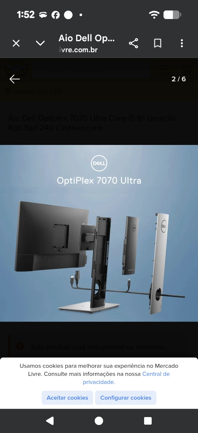 Dell OptiPlex 7070 Ultra All-in-One Computer