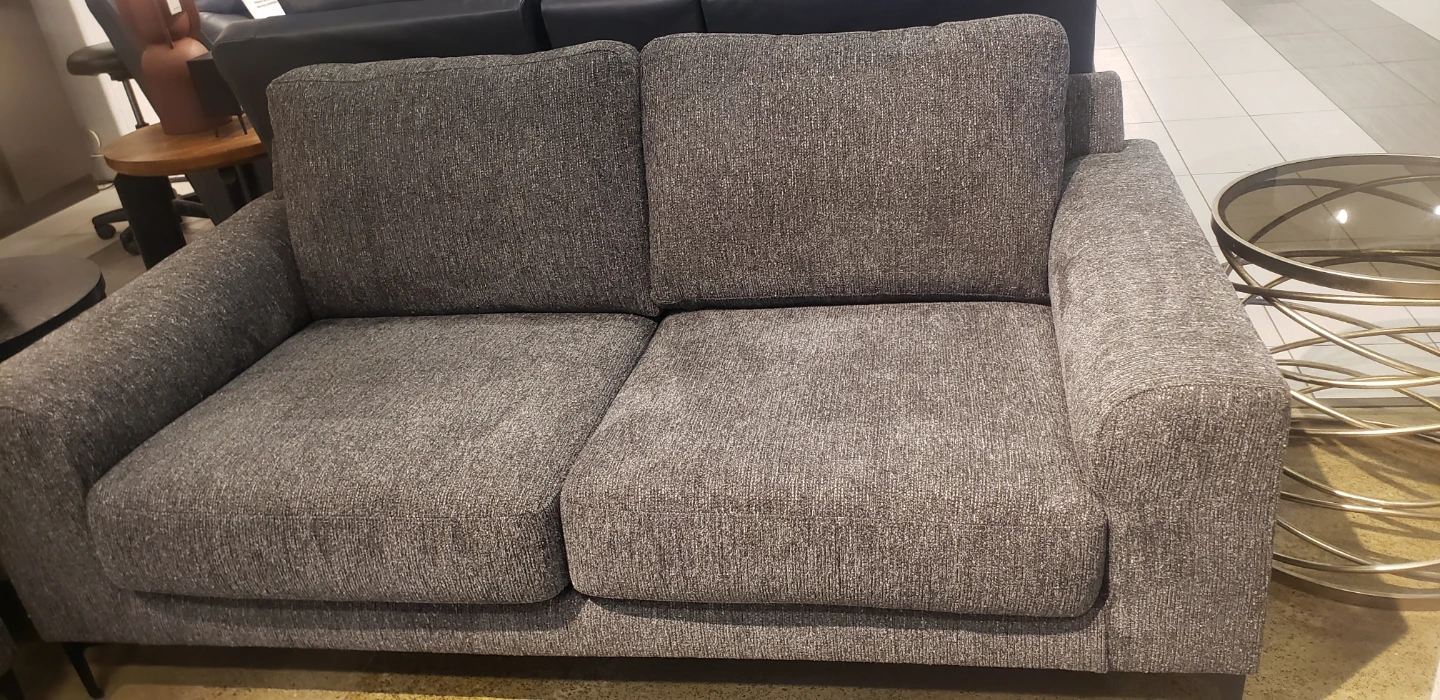 Grey Two-Seater Sofa