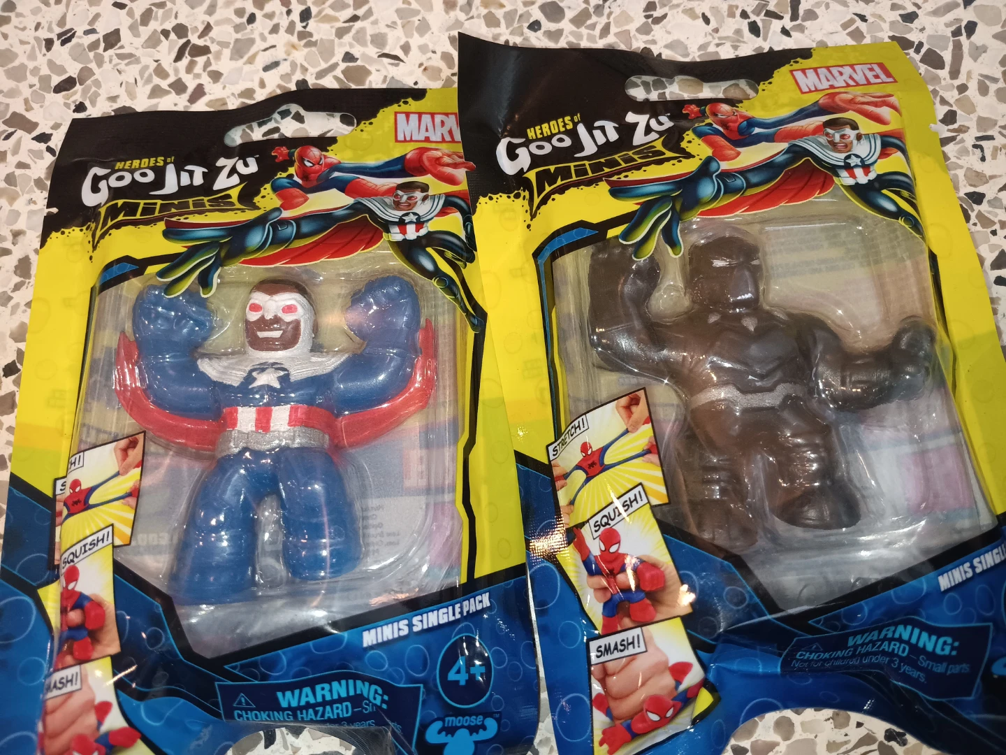 Heroes of Goo Jit Zu Minis Marvel Action Figures