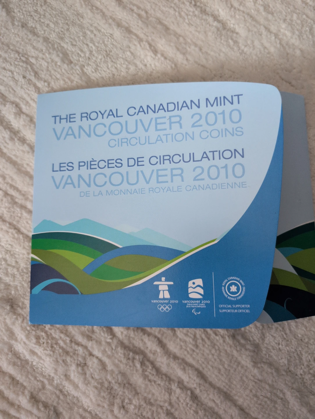 Vancouver 2010 Winter Olympics Circulation Coin Set