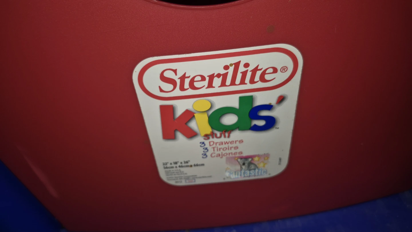 Sterilite Kids 3 Drawer Storage Unit - photo 5
