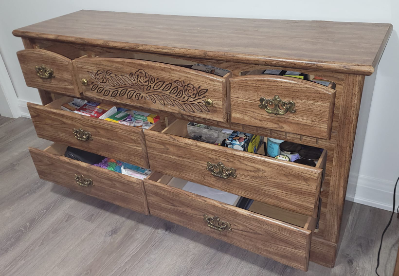 Wooden Dresser with 7 Drawers - photo 2