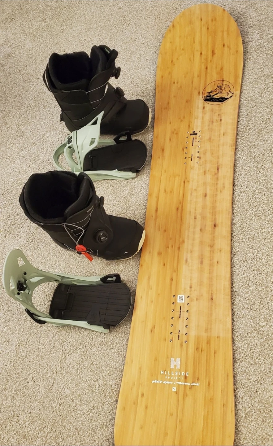 Salomon Snowboard Boots & Burton Snowboard Bindings