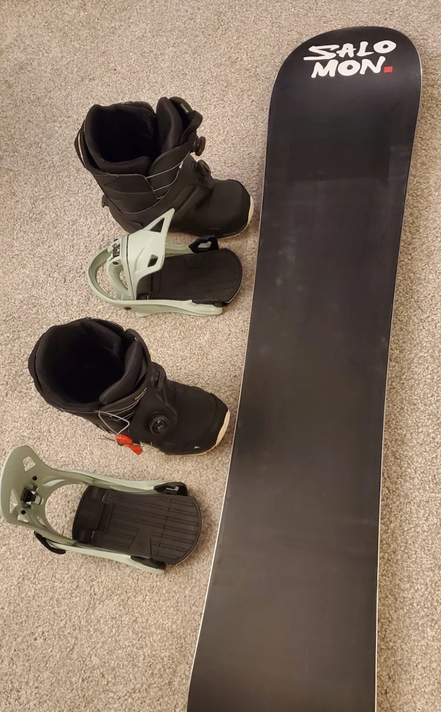 Salomon Snowboard Boots & Burton Snowboard Bindings - photo 4