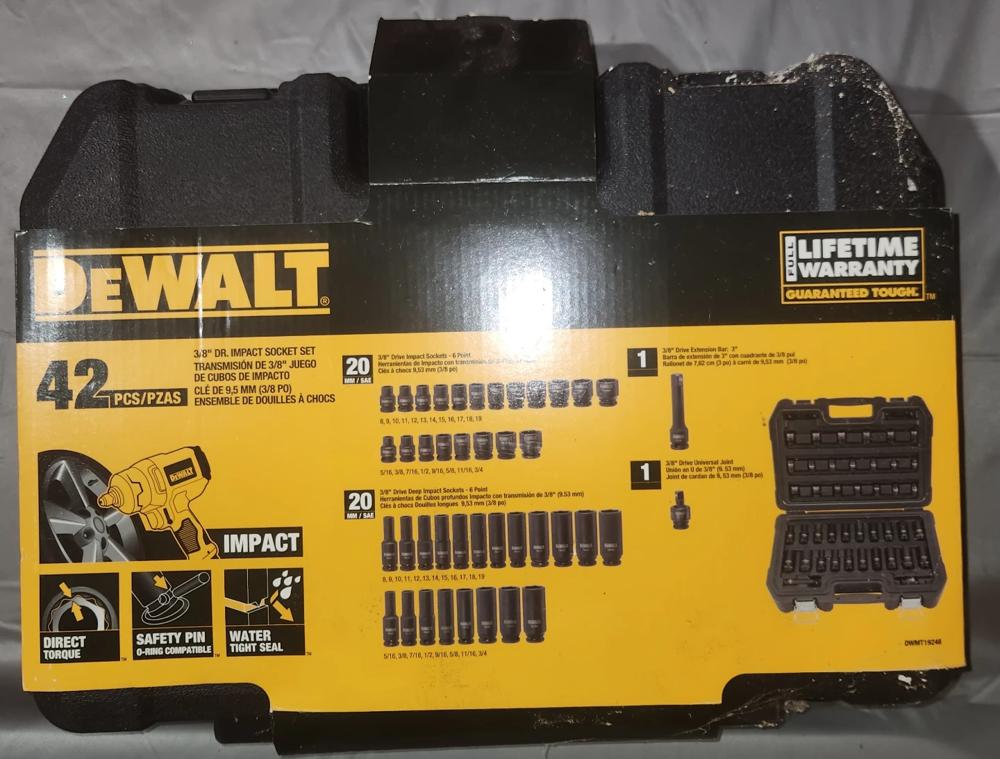 DEWALT 42-Piece 3/8" Drive Impact Socket Set