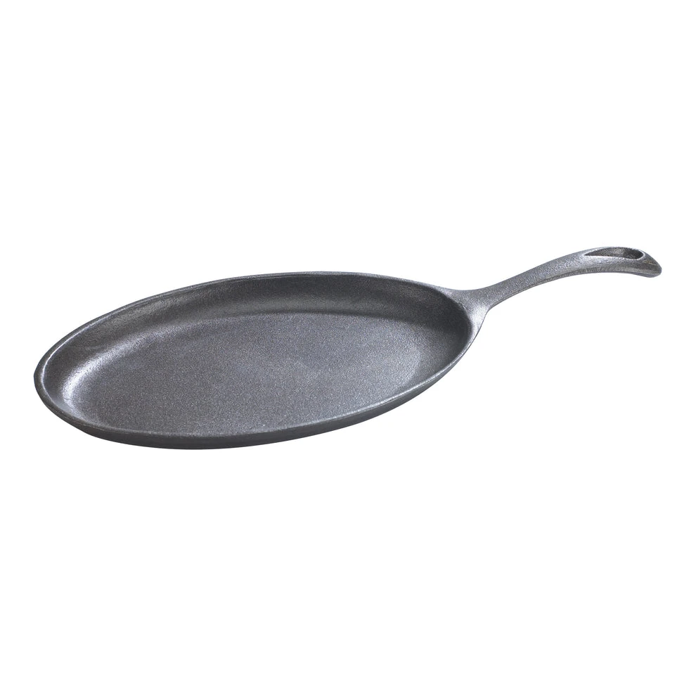 34 BrowneThermalloyOvalSeasoned Cast Iron Skillet, 9.5" x 7"