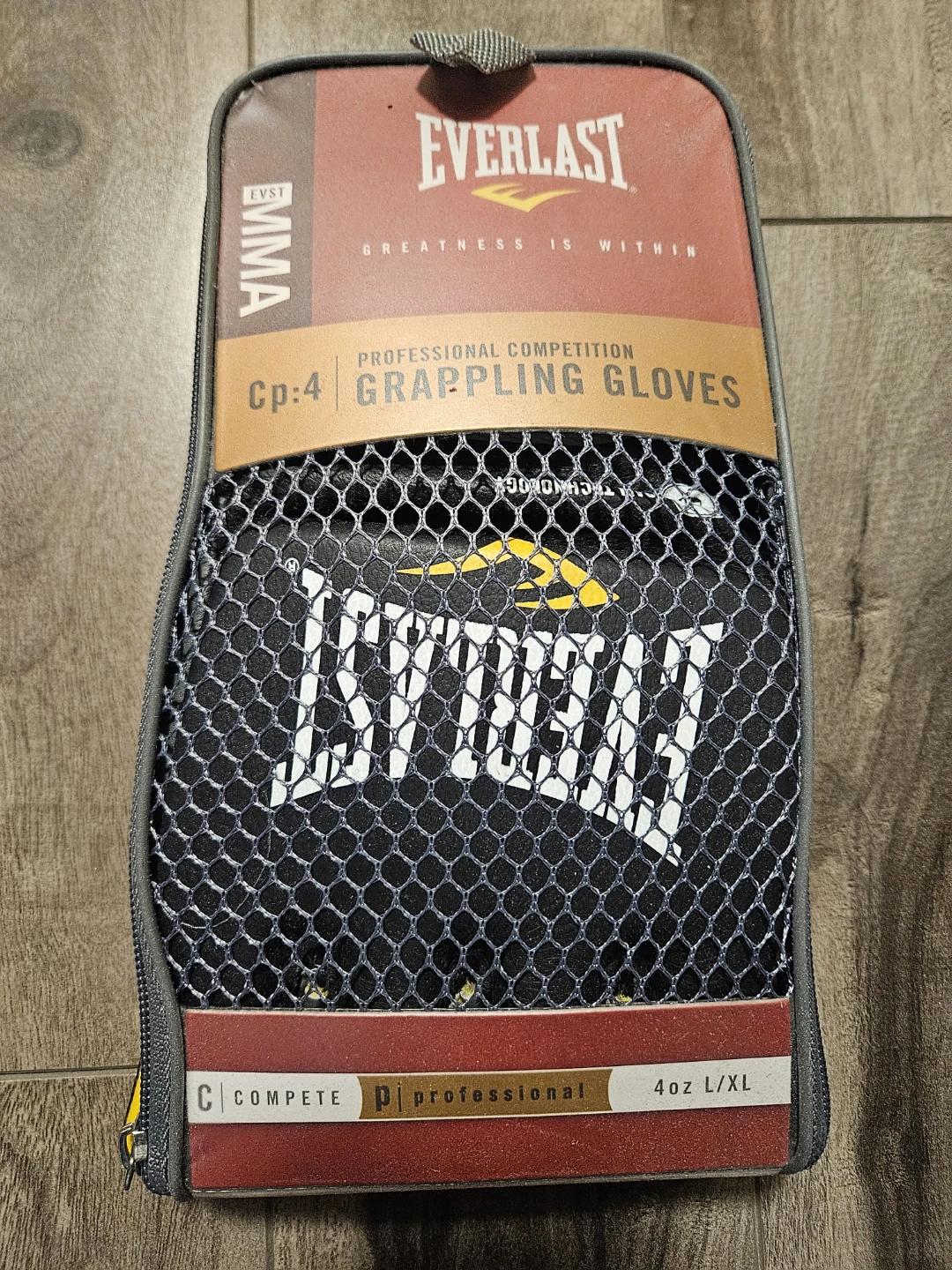 Everlast Professional Competition Grappling Gloves MMA 4oz L/XL - photo 2