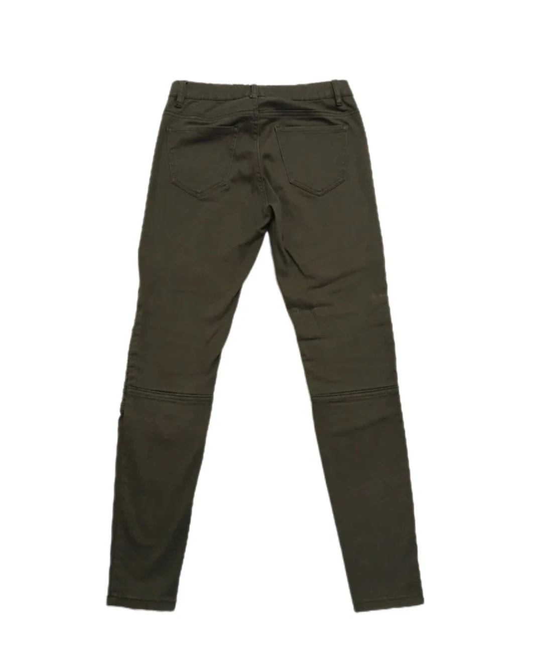 Women's Olive Green Biker Pants - photo 3