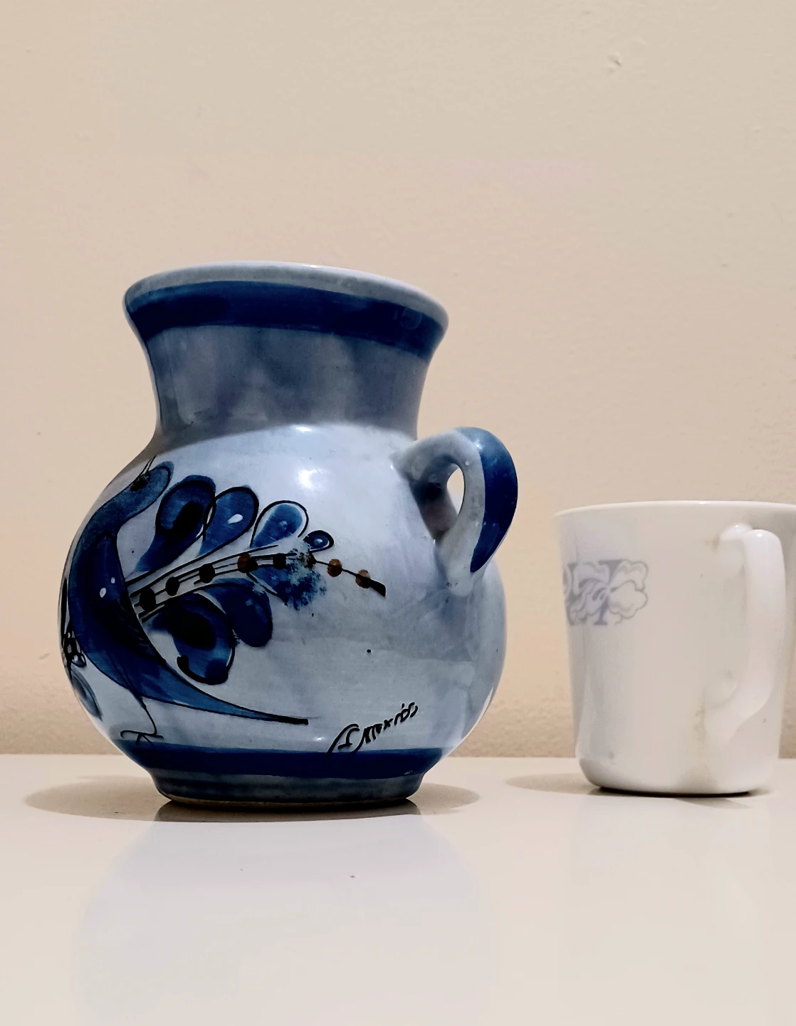 Vtg Tonalá Mexico Pottery Vase - photo 5