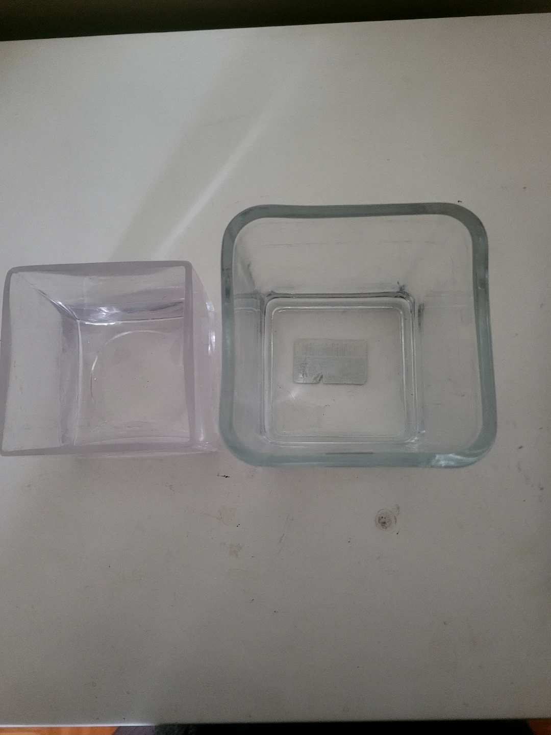 Set of 2 Glass Votive Holders🥕 freecylle - photo 2